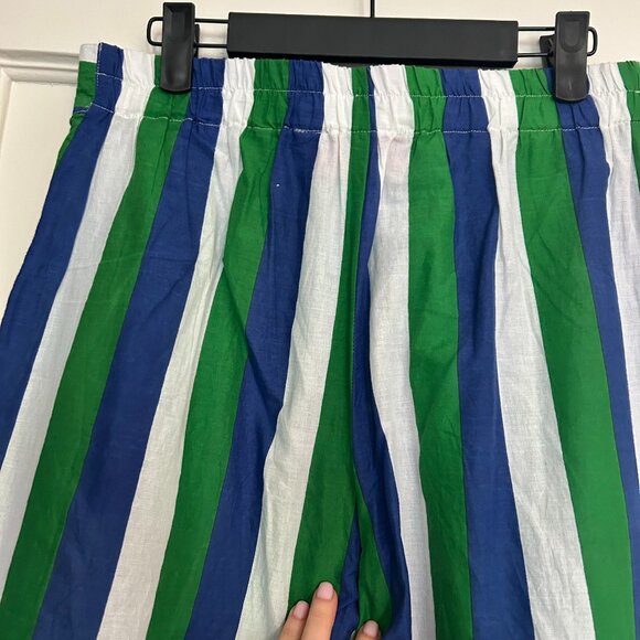 Judith Lacroix Striped Lightweight Culottes - Size M - Picture 8 of 9